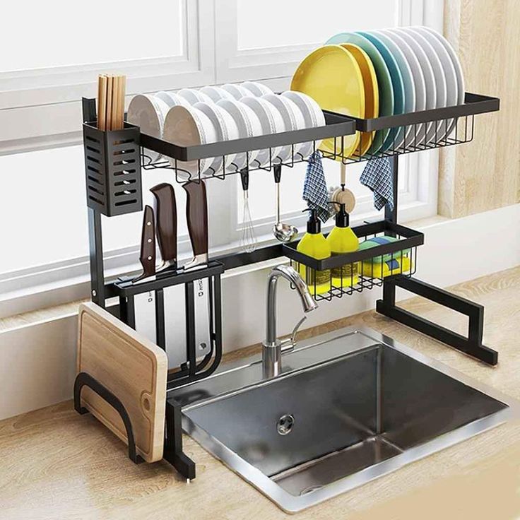 Escurridor de platos multi-usos
