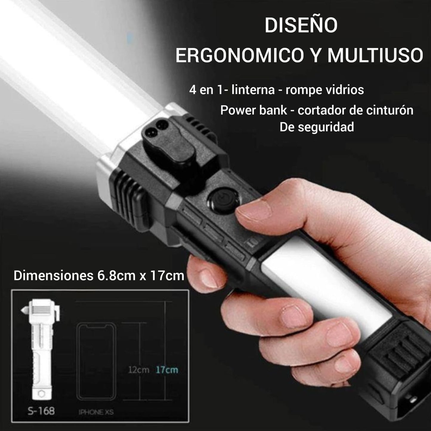 Linterna tactica LED